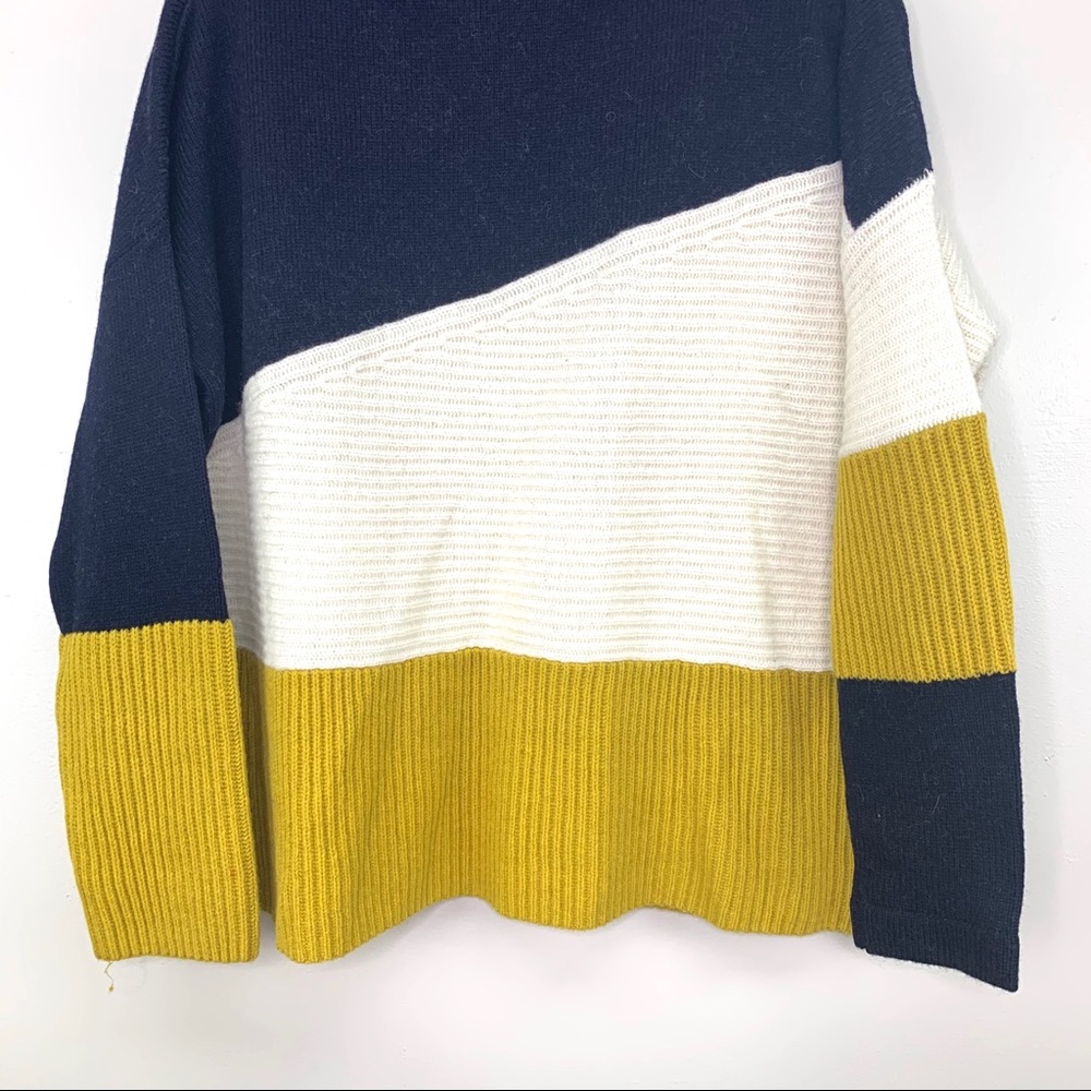 French Connection Patchwork Roll Neck Sweater - Picture 11 of 13
